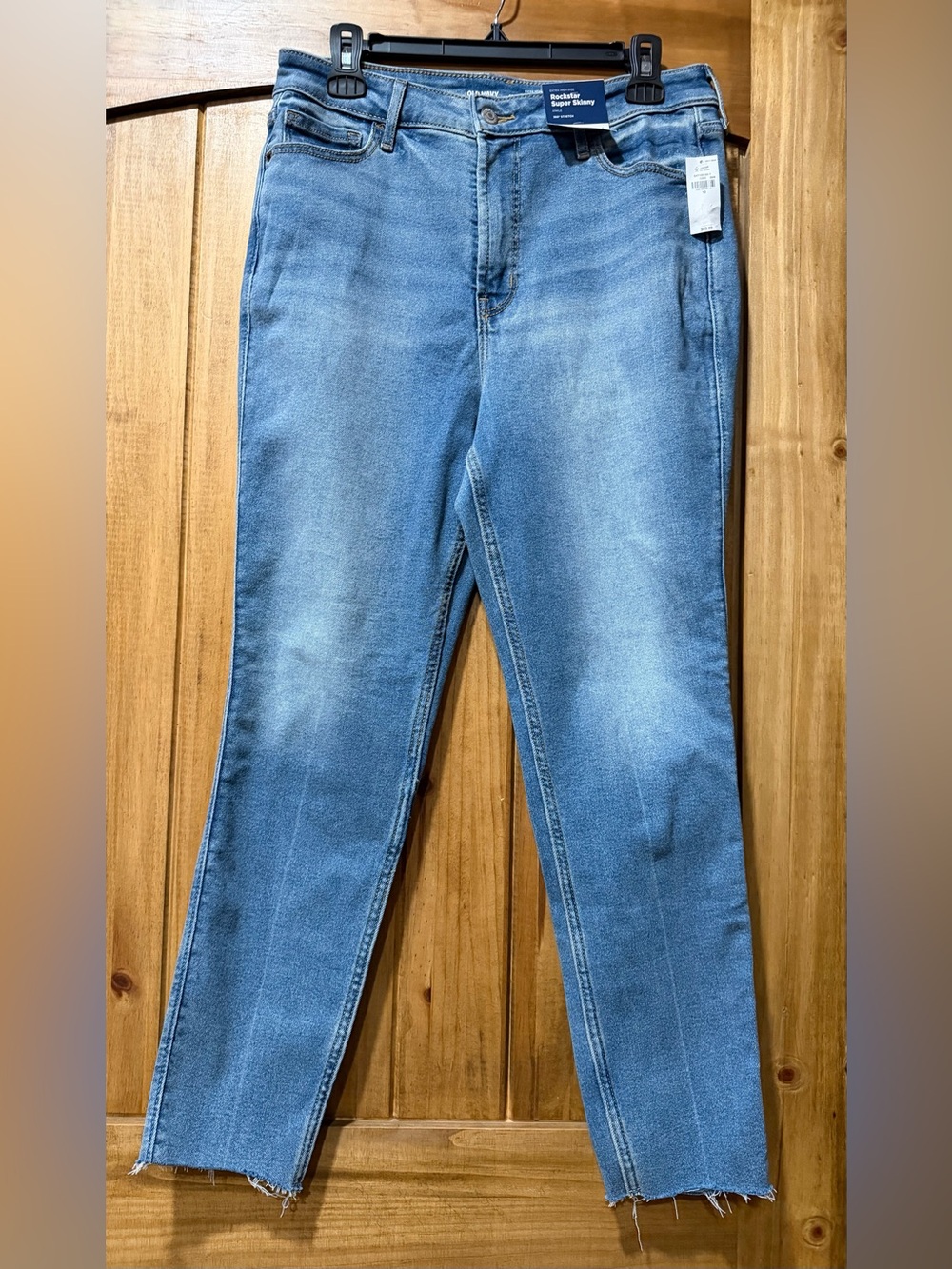 Old Navy Light Blue Women's Rockstar Straight Jeans